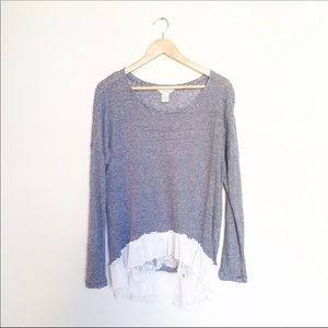 Sundance breezy stripes long sleeve tunic